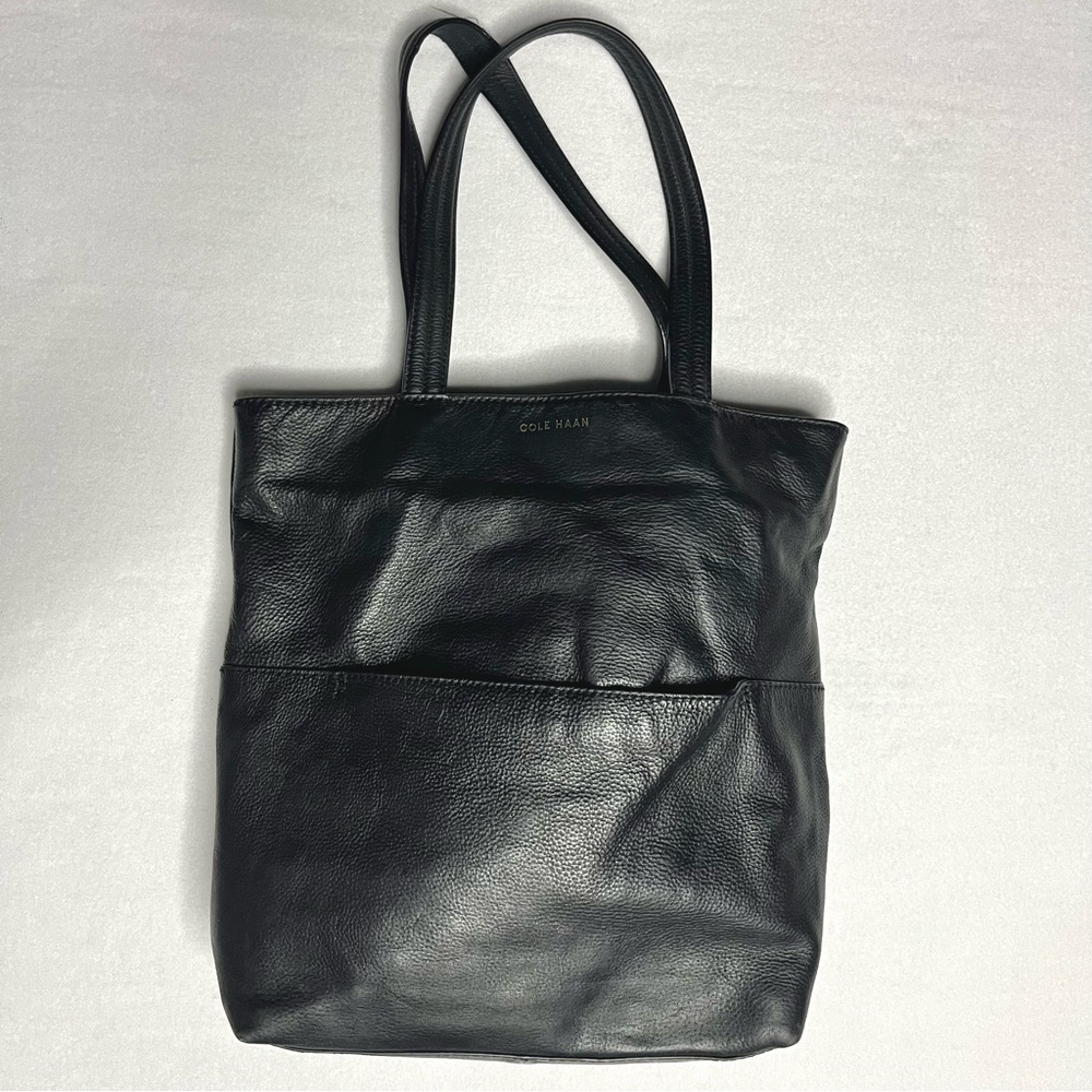 COLE HAAN $268 men’s leather tote commuter bag